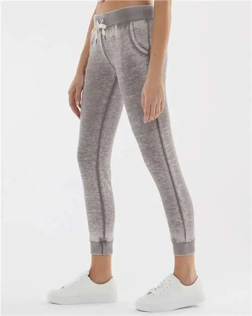 J. America 8944 Women’s Vintage Zen Fleece Joggers - Cement