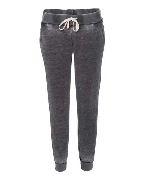 J. America 8944 Womens Vintage Zen Fleece Joggers - Dark Smoke