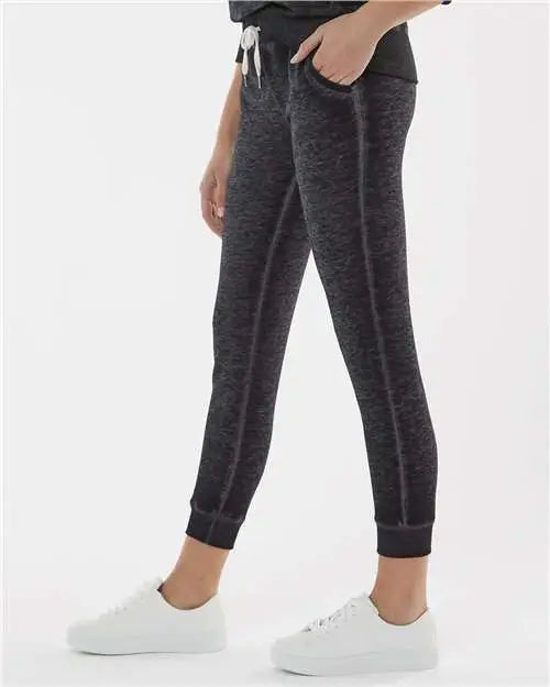 J. America 8944 Women’s Vintage Zen Fleece Joggers - Twisted Black