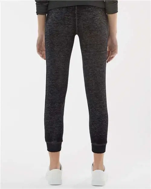 J. America 8944 Women’s Vintage Zen Fleece Joggers - Twisted Black