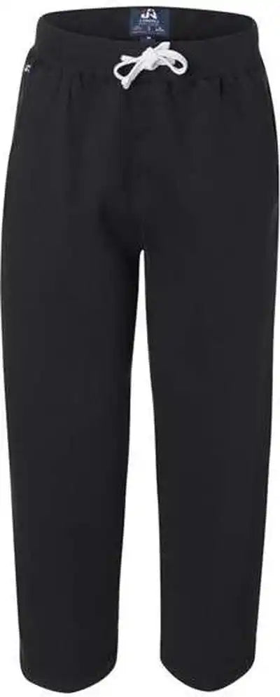 J. America 8992 Premium Open Bottom Sweatpants Black