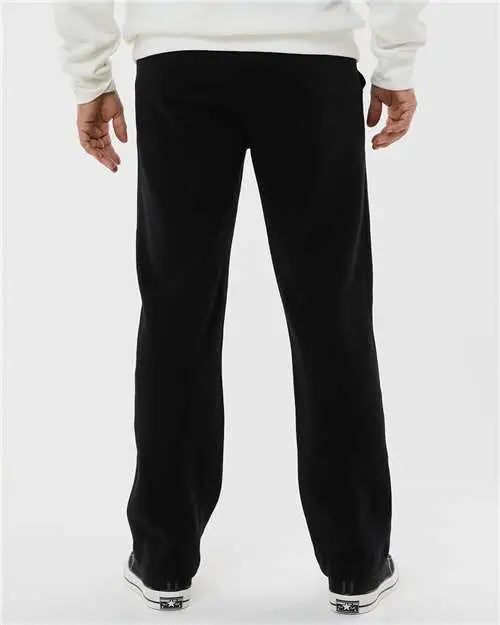 J. America 8992 Premium Open-bottom Sweatpants - Black
