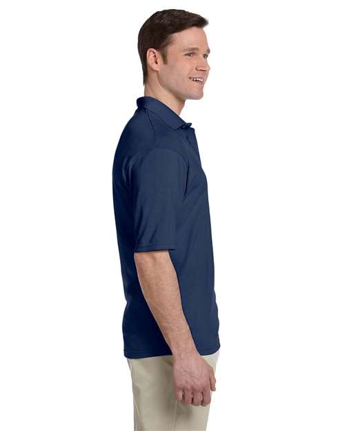 J. Navy Dri-Power® Polo with Pocket - 436MP