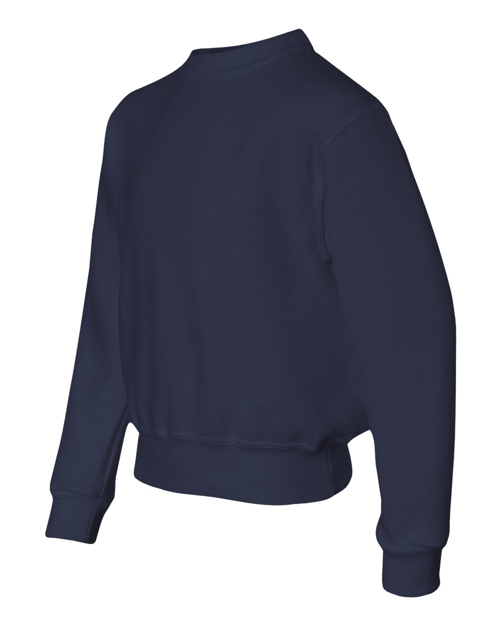 J. Navy NuBlend® Youth Crewneck Sweatshirt - 562BR