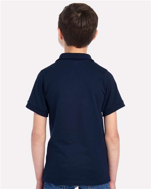 J. Navy Youth Dri-Power® Polo - 437K