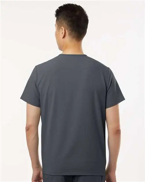 Jaanuu M10001 Holmes Everyday 1-pocket Scrub V-neck Top - Carbon Gray