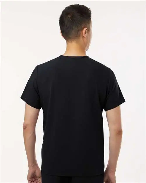 Jaanuu M10002 Platt 3-pocket Scrub V-neck Top - Black
