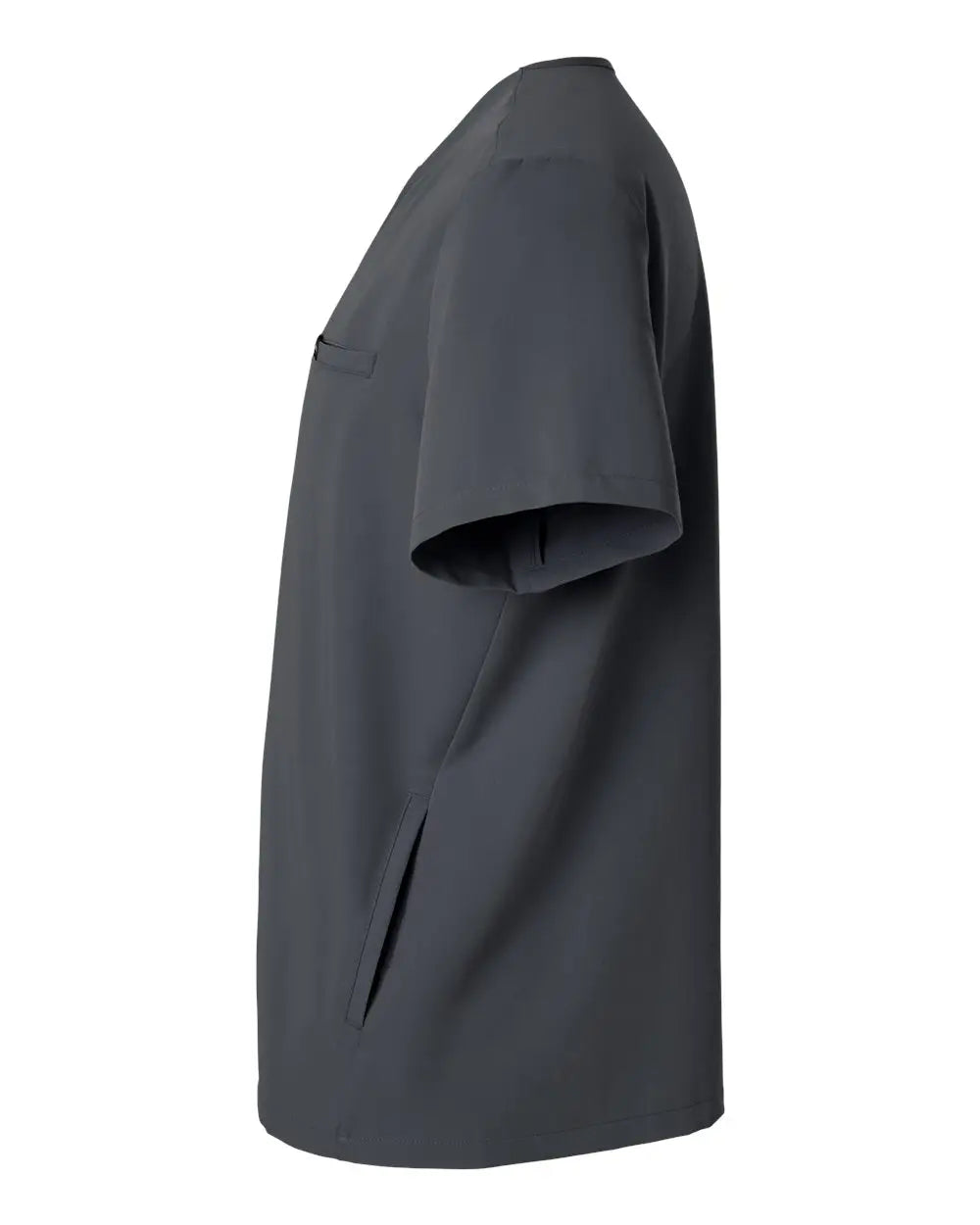 Jaanuu M10002 Platt 3-pocket Scrub V-neck Top - Carbon Gray