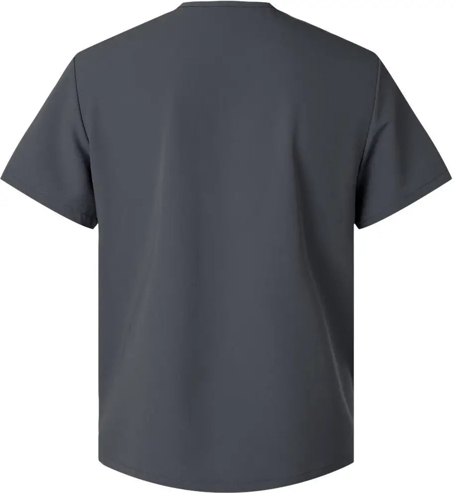 Jaanuu M10002 Platt 3-pocket Scrub V-neck Top - Carbon Grey - Xs