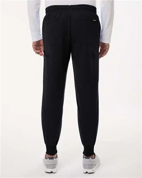Jaanuu M20002 Osmo 8-pocket Scrub Joggers - Black
