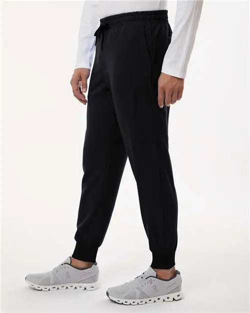 Jaanuu M20002 Osmo 8-pocket Scrub Joggers - Black