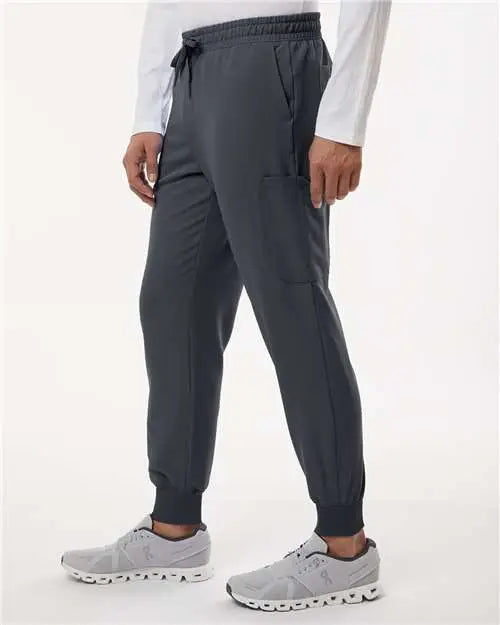 Jaanuu M20002 Osmo 8-pocket Scrub Joggers - Carbon Gray
