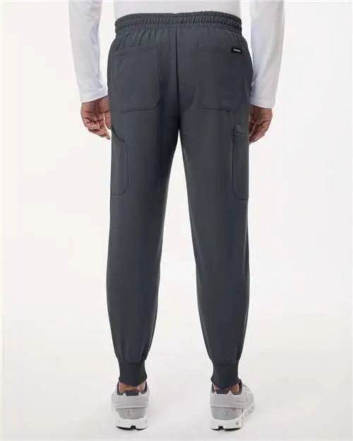 Jaanuu M20002 Osmo 8-pocket Scrub Joggers - Carbon Gray