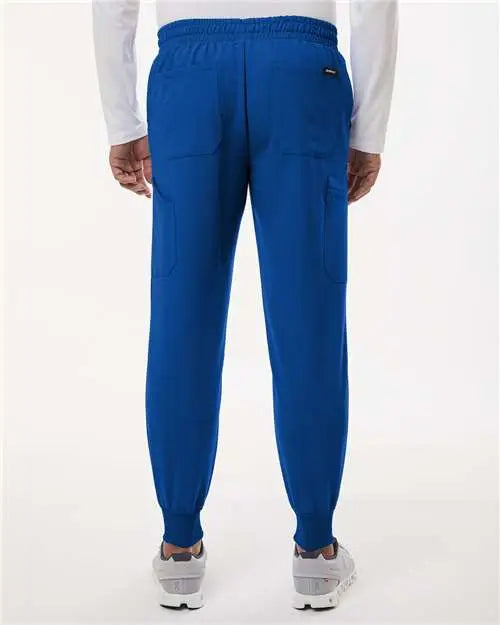 Jaanuu M20002 Osmo 8-pocket Scrub Joggers - Royal Blue