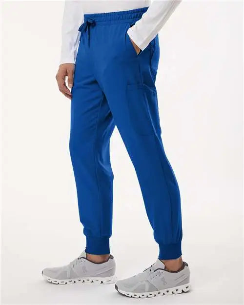Jaanuu M20002 Osmo 8-pocket Scrub Joggers - Royal Blue