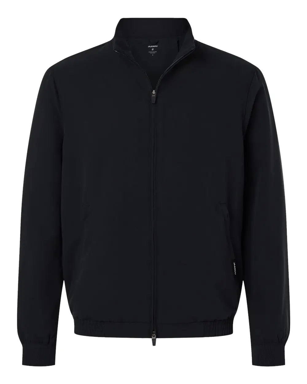 Jaanuu M60001 Wolfe Everyday Full-zip 6-pocket Scrub Jacket - Black - Adult Xs