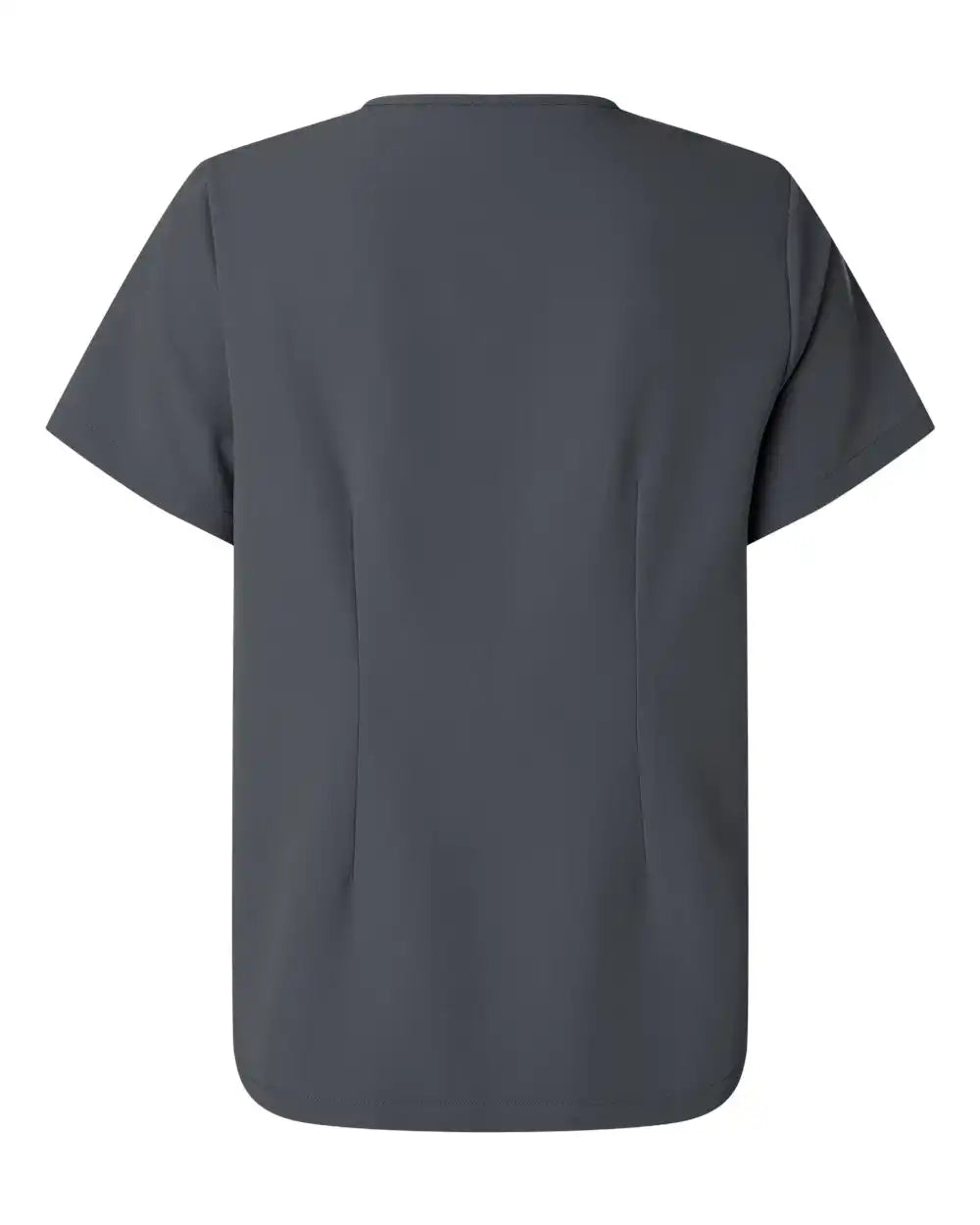 Jaanuu W10001 Women’s Rhena Essential 1-pocket Scrub V-neck Top - Carbon Grey - Xs