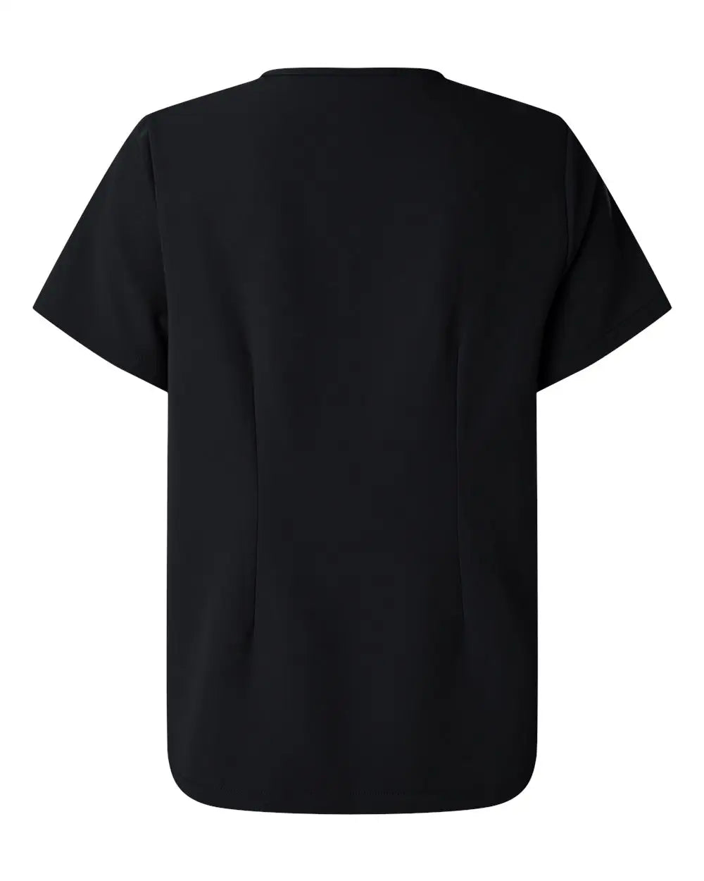 Jaanuu W10001 Women’s Rhena Essential 1-pocket Scrub V-neck Top - Black