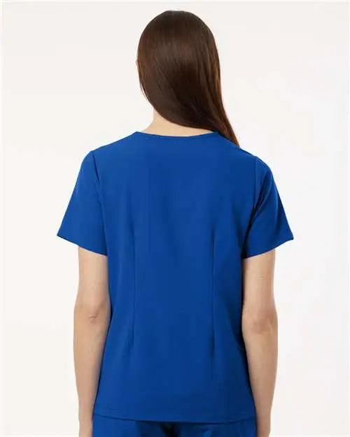 Jaanuu W10001 Women’s Rhena Essential 1-pocket Scrub V-neck Top - Royal Blue