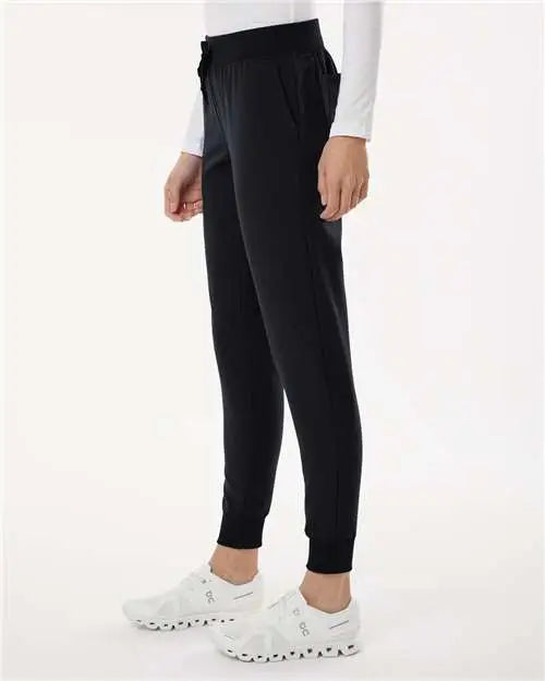 Jaanuu W20003 Women’s Silex Knit-waist Scrub Joggers - Black