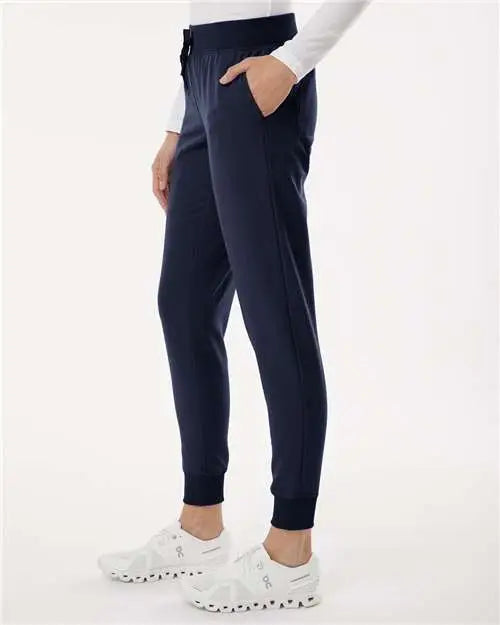 Jaanuu W20003p Women’s Silex Knit-waist Scrub Joggers - Petite Sizes - Midnight Navy