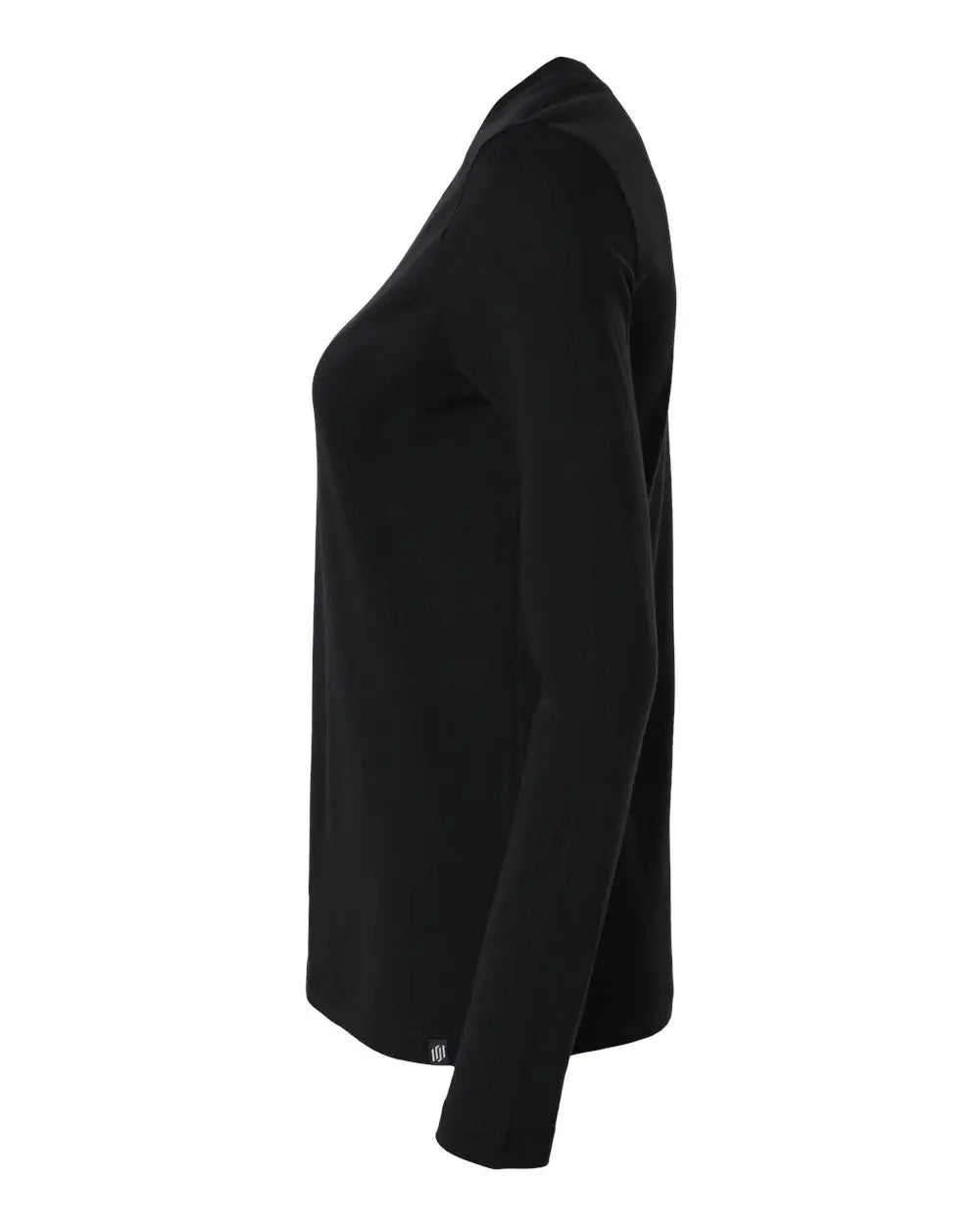 Jaanuu W30002u Women’s Regenx Cotton Underscrub Long Sleeve T-shirt - Black