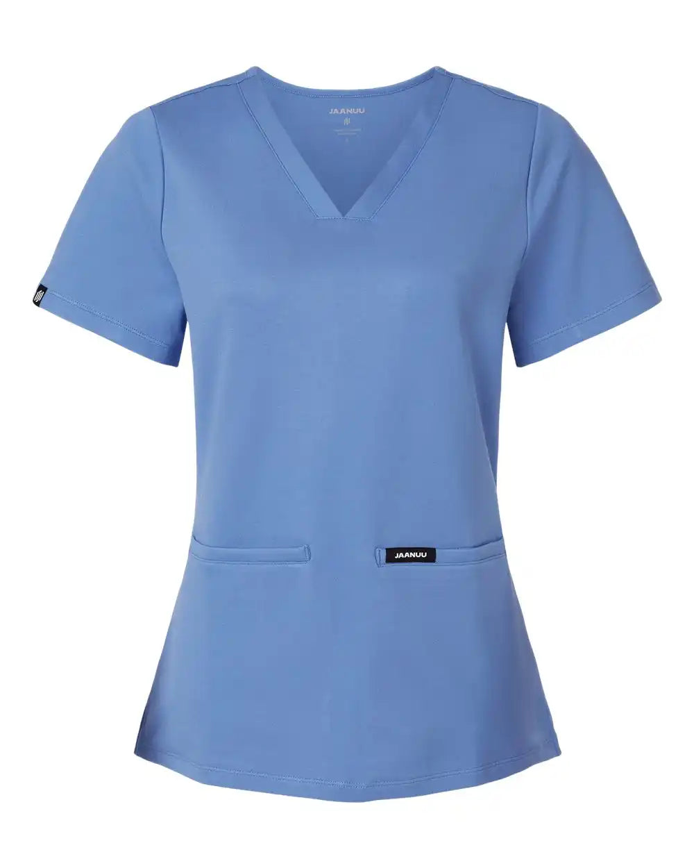 Jaanuu W30003 Women’s Cesi Ultrasoft Scrub V-neck Top - Ceil Blue - Xs