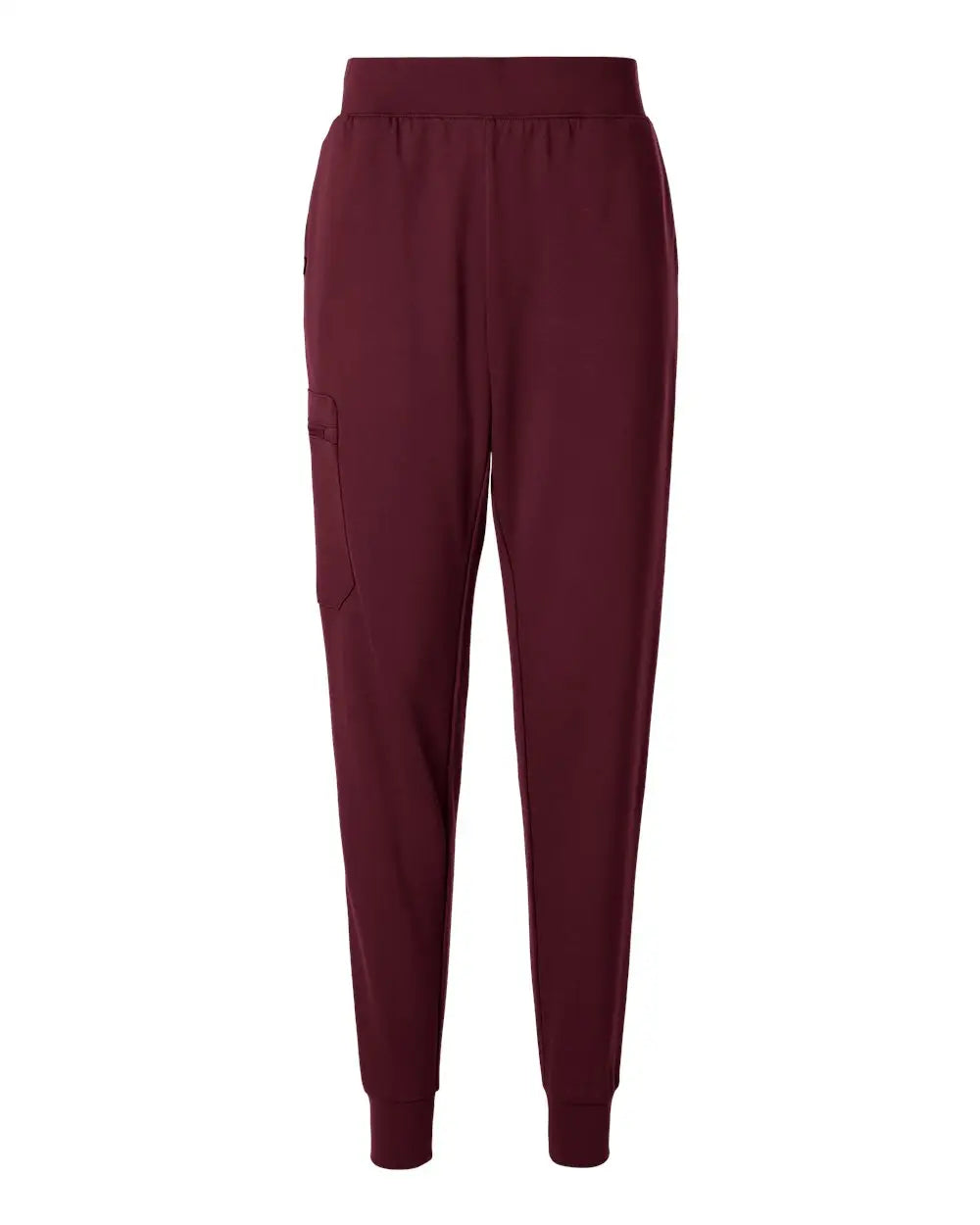 Jaanuu W40001 Women’s Rubi Ultrasoft Scrub Joggers - Burgundy - Adult Xs