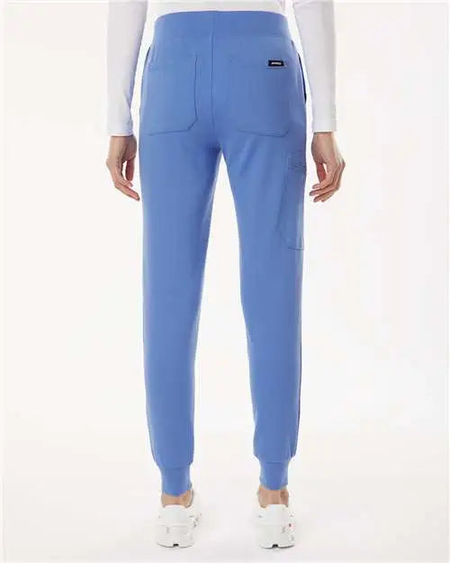 Jaanuu W40001 Women’s Rubi Ultrasoft Scrub Joggers - Ceil Blue