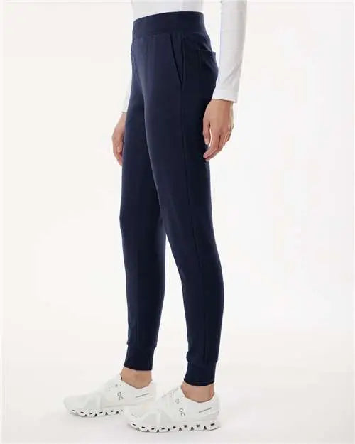 Jaanuu W40001p Women’s Rubi Ultrasoft Scrub Joggers - Petite Sizes - Midnight Navy
