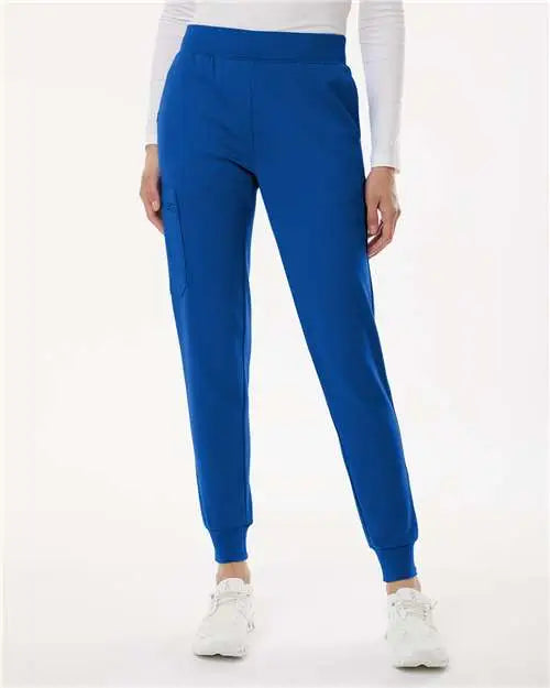 Jaanuu W40001p Women’s Rubi Ultrasoft Scrub Joggers - Petite Sizes - Royal Blue