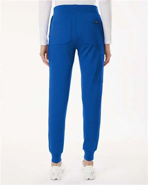 Jaanuu W40001p Women’s Rubi Ultrasoft Scrub Joggers - Petite Sizes - Royal Blue