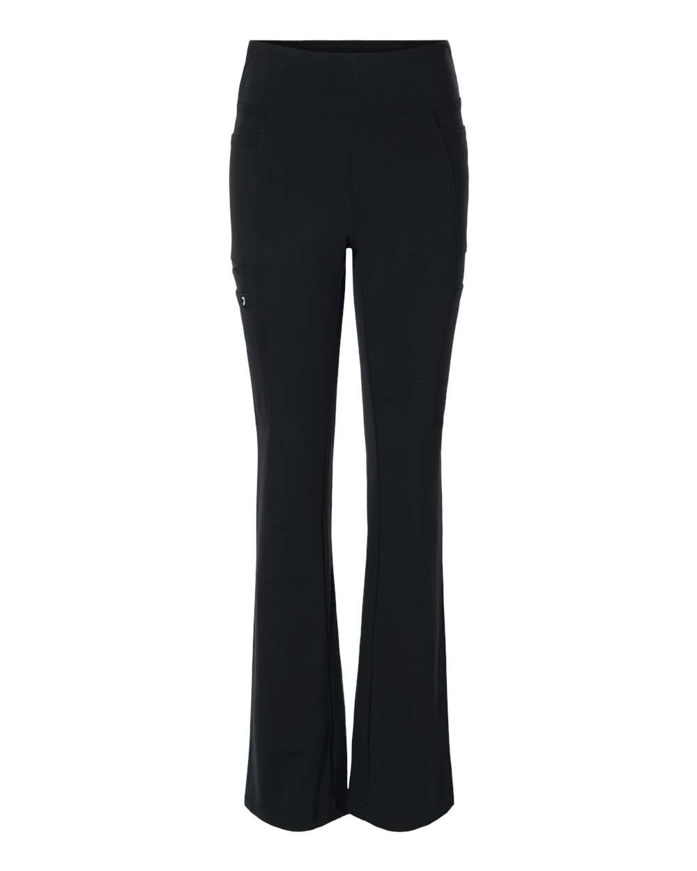Jaanuu W40005 Women’s Perri Ultrasoft Yoga Scrub Pants - Black