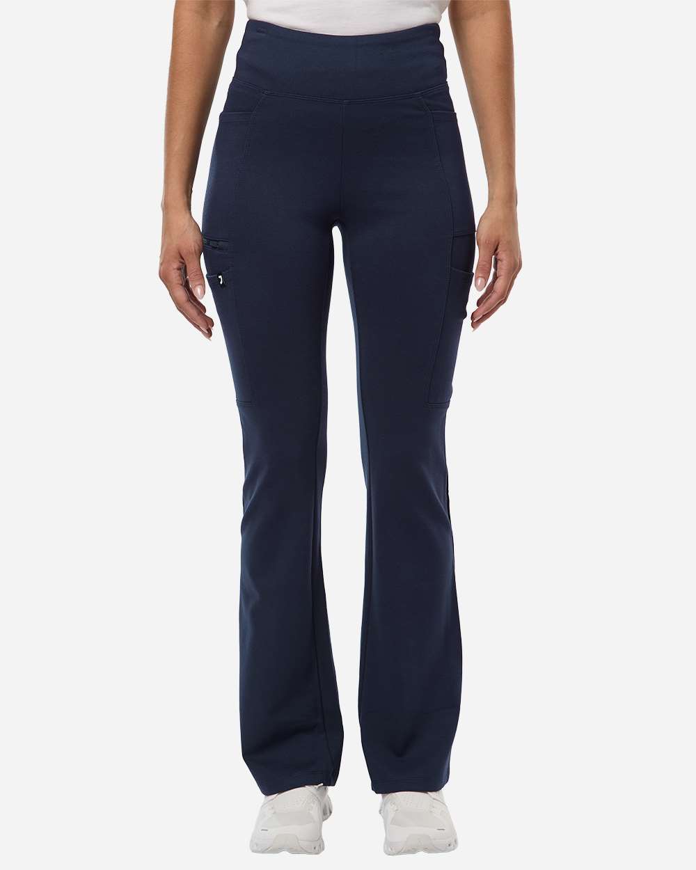 Jaanuu W40005 Women’s Perri Ultrasoft Yoga Scrub Pants - Midnight Navy
