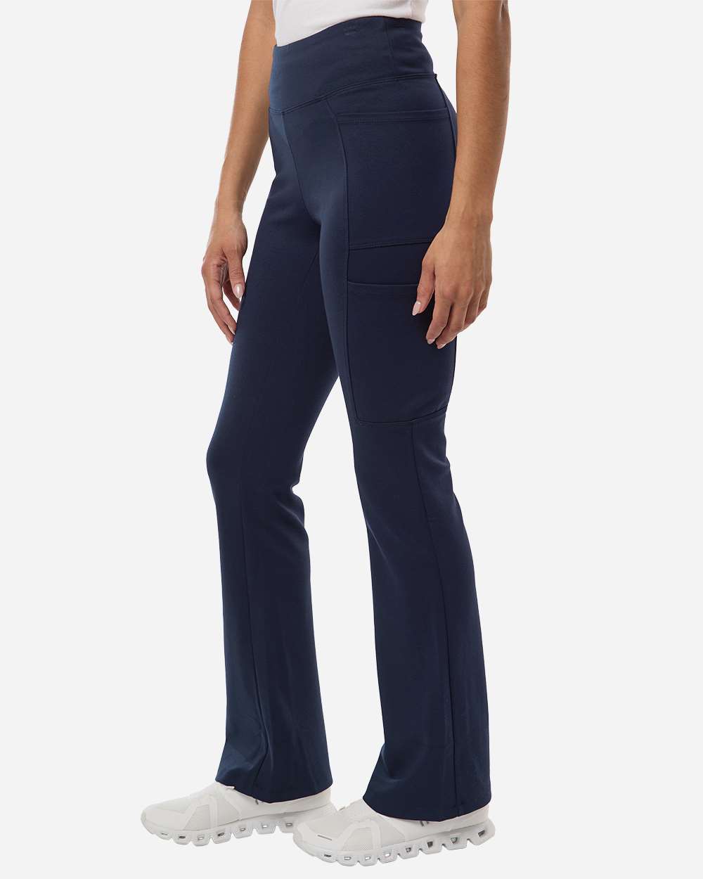 Jaanuu W40005 Women’s Perri Ultrasoft Yoga Scrub Pants - Midnight Navy