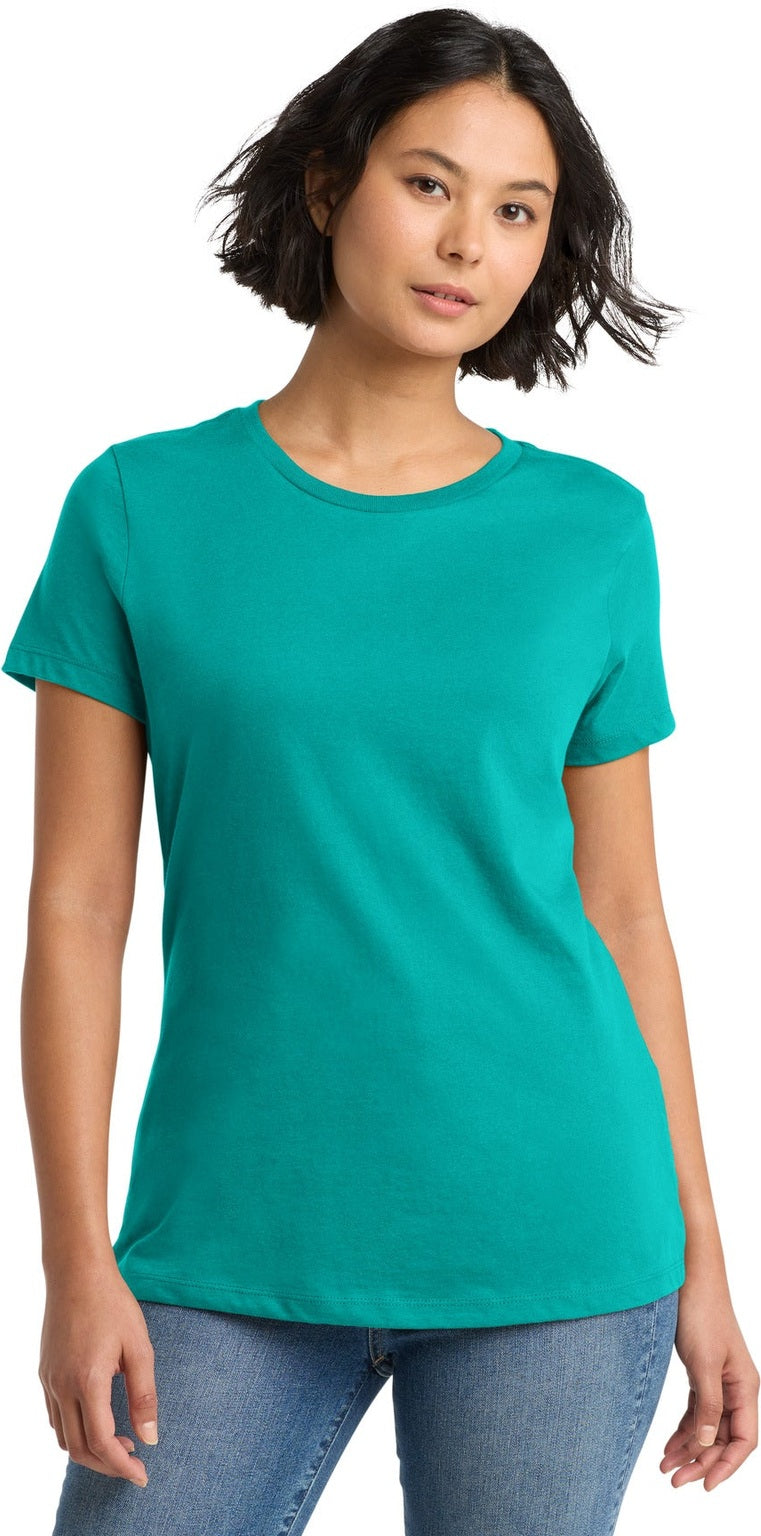 Jade District Women's Perfect Weight Tee. DM104L