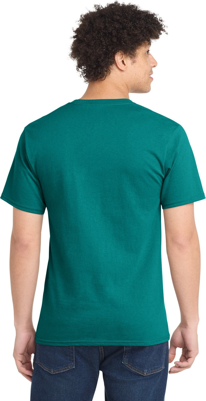 Jade Green Port & Co Essential Tee. PC61