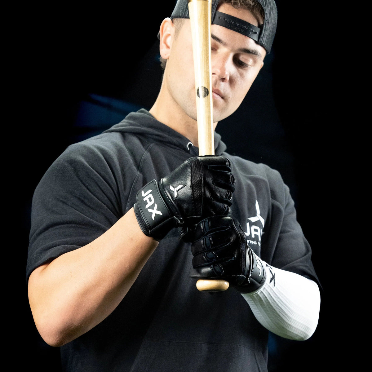 Jax Pro Cuff Batting Gloves - Black