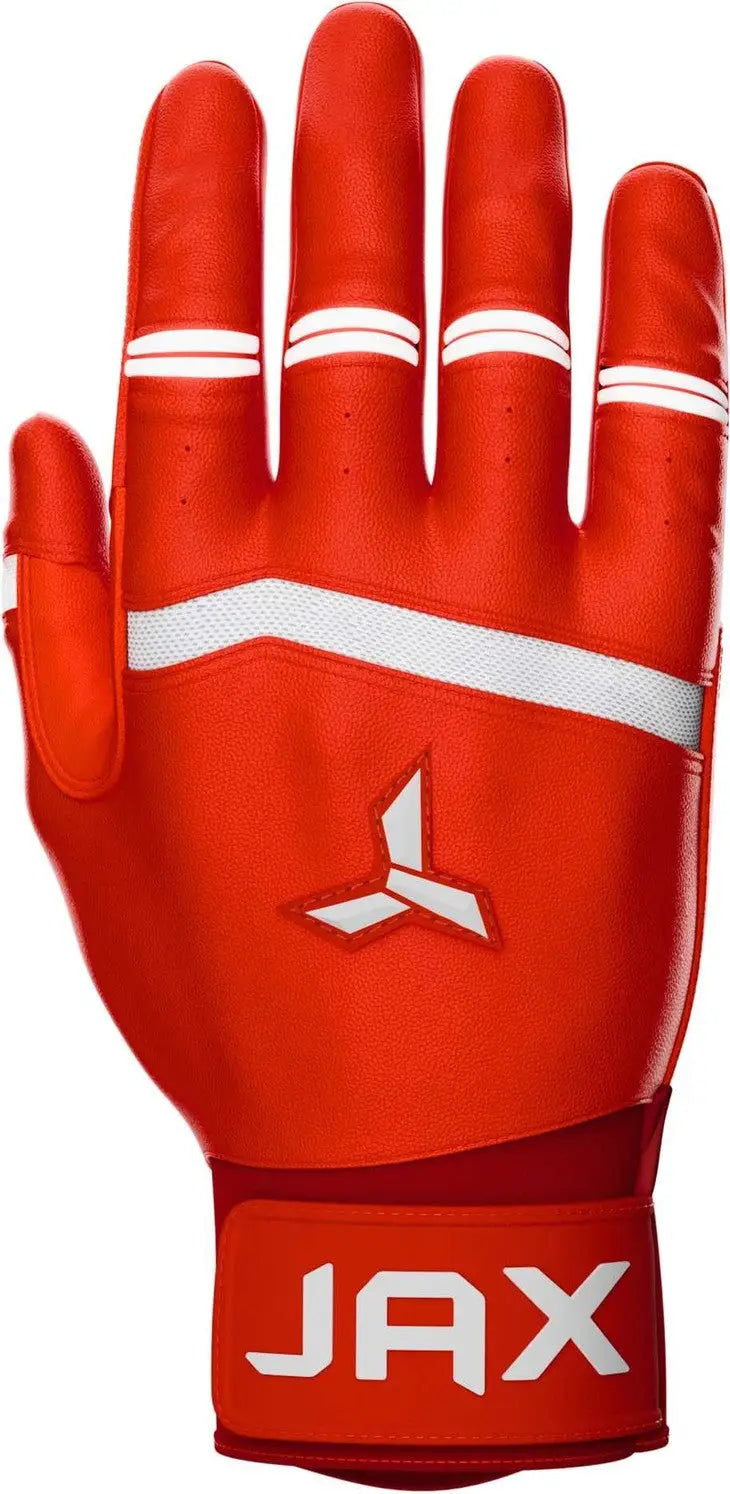 Jax Pro Cuff Batting Gloves - Cherry Red