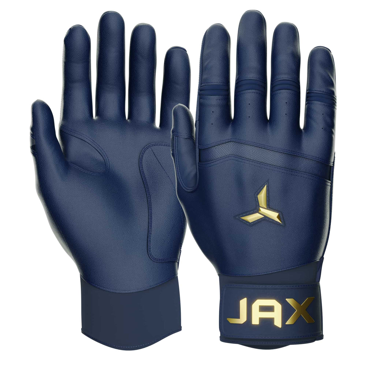 Jax Pro Cuff Batting Gloves - Navy Blue
