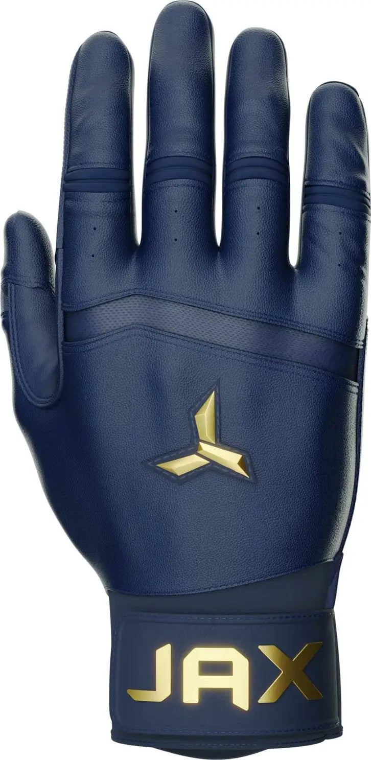 Jax Pro Cuff Batting Gloves - Navy Blue