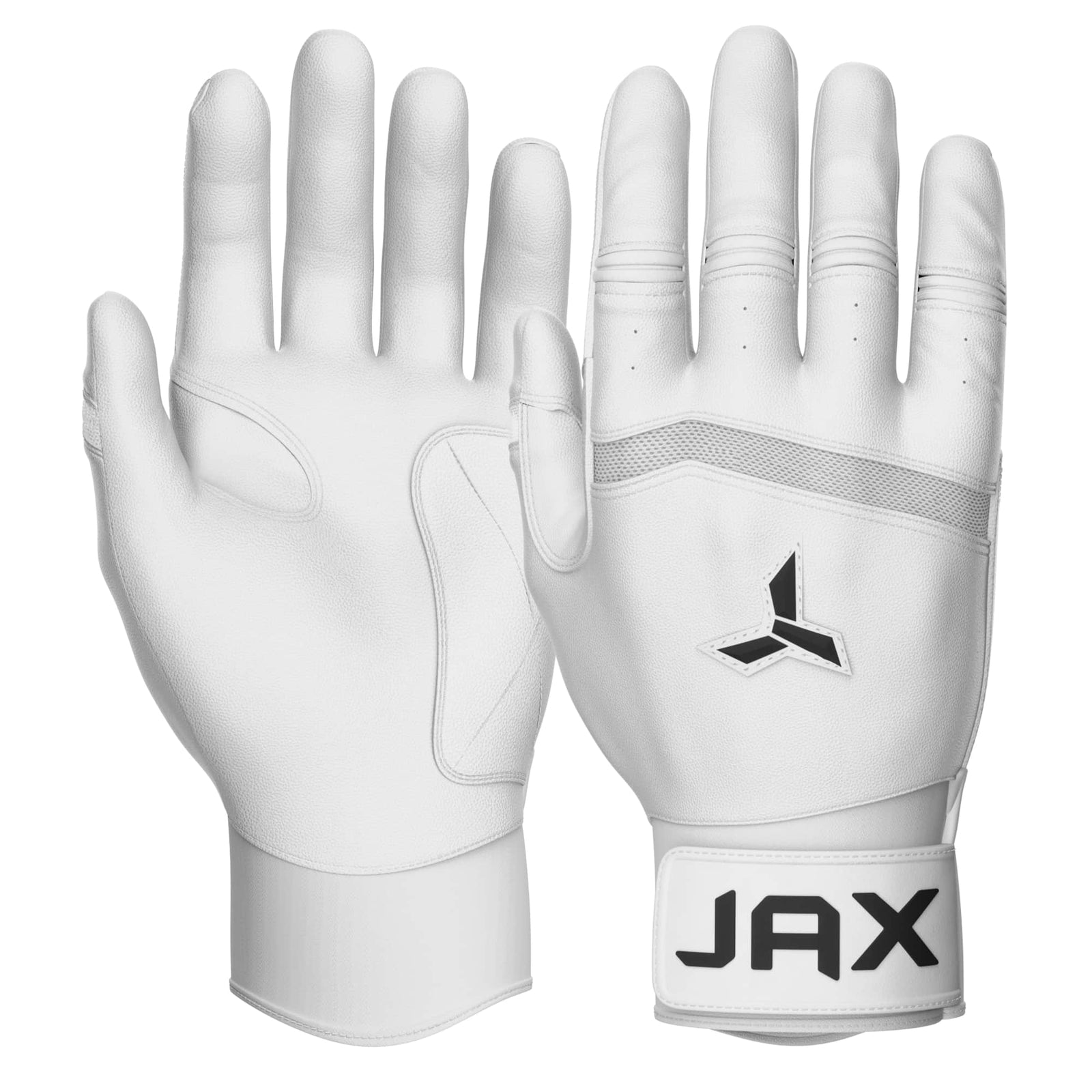 Jax Pro Cuff Batting Gloves - White