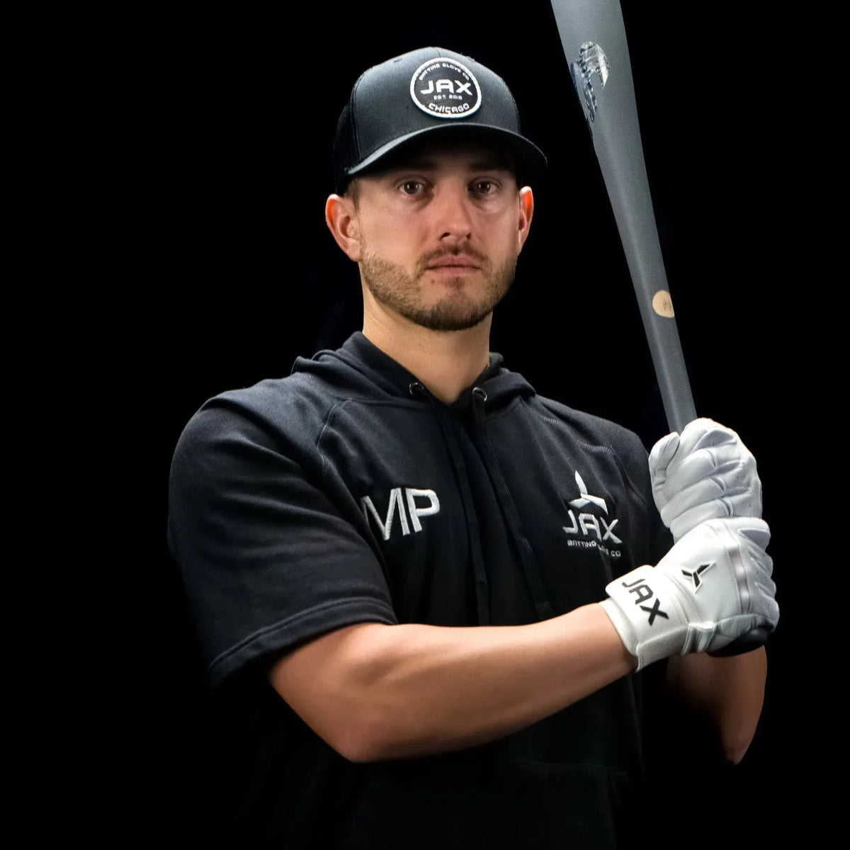 Jax Pro Cuff Batting Gloves - White
