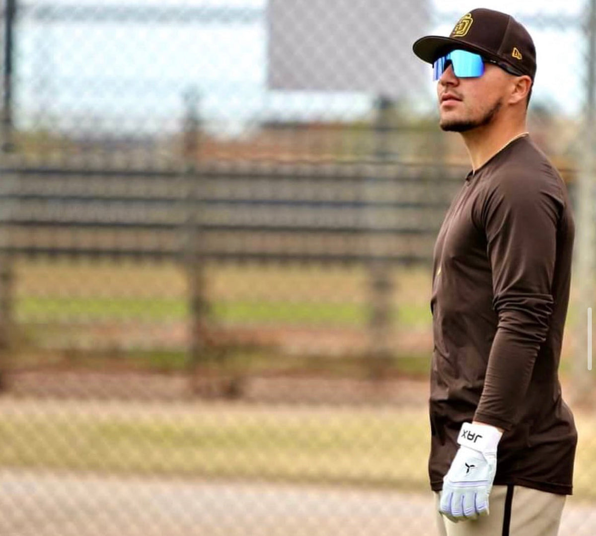 Jax Pro Cuff Batting Gloves - White