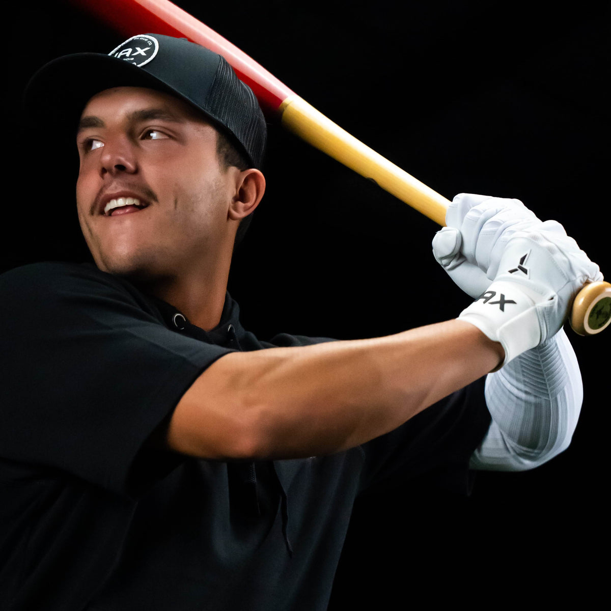 Jax Pro Cuff Batting Gloves - White
