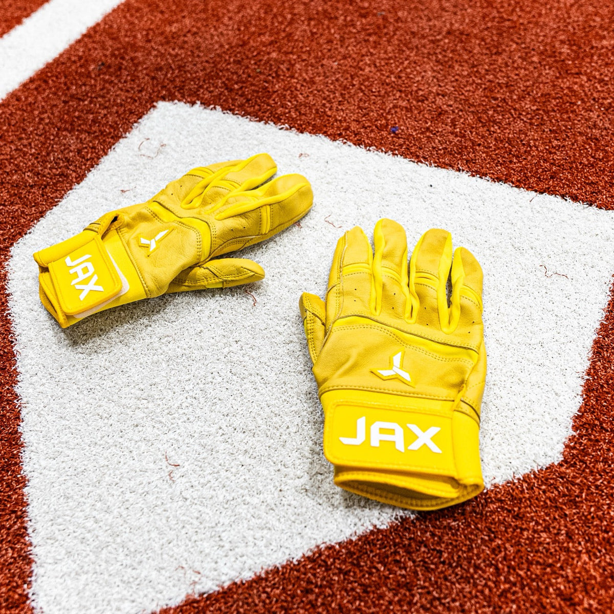 Jax Pro Cuff Batting Gloves - Yellow