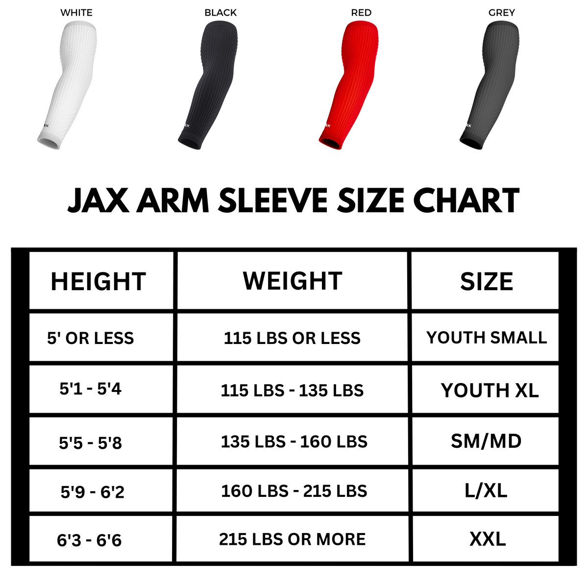Jax Restore Recovery Premium Arm Sleeve - Baby Blue