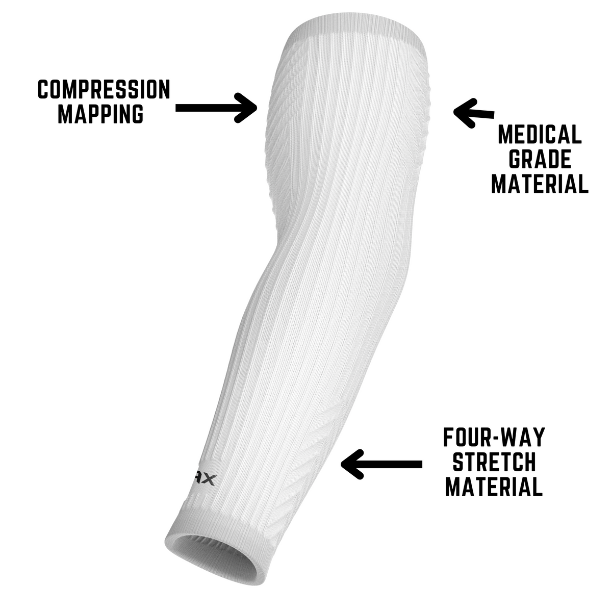 Jax Restore Recovery Premium Arm Sleeve - Baby Blue