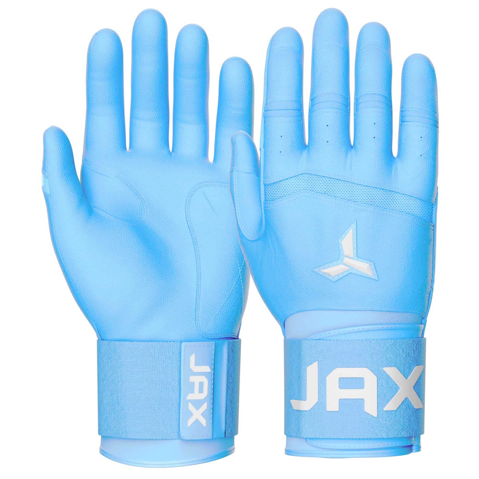 Jax Strap Cuff Batting Gloves - Baby Blue