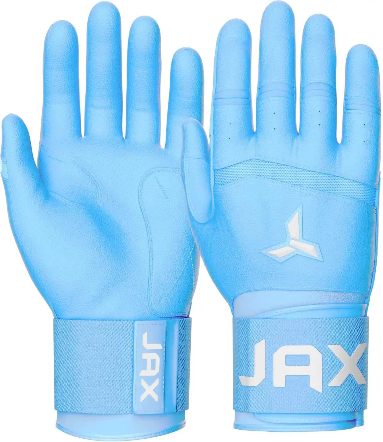Jax Strap Cuff Batting Gloves - Baby Blue